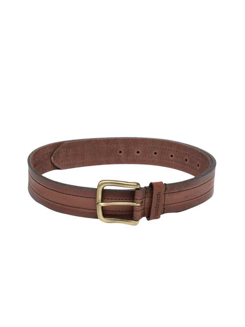 Buy Fastrack Men Brown Solid Belt Belts for Men 10495832 Myntra