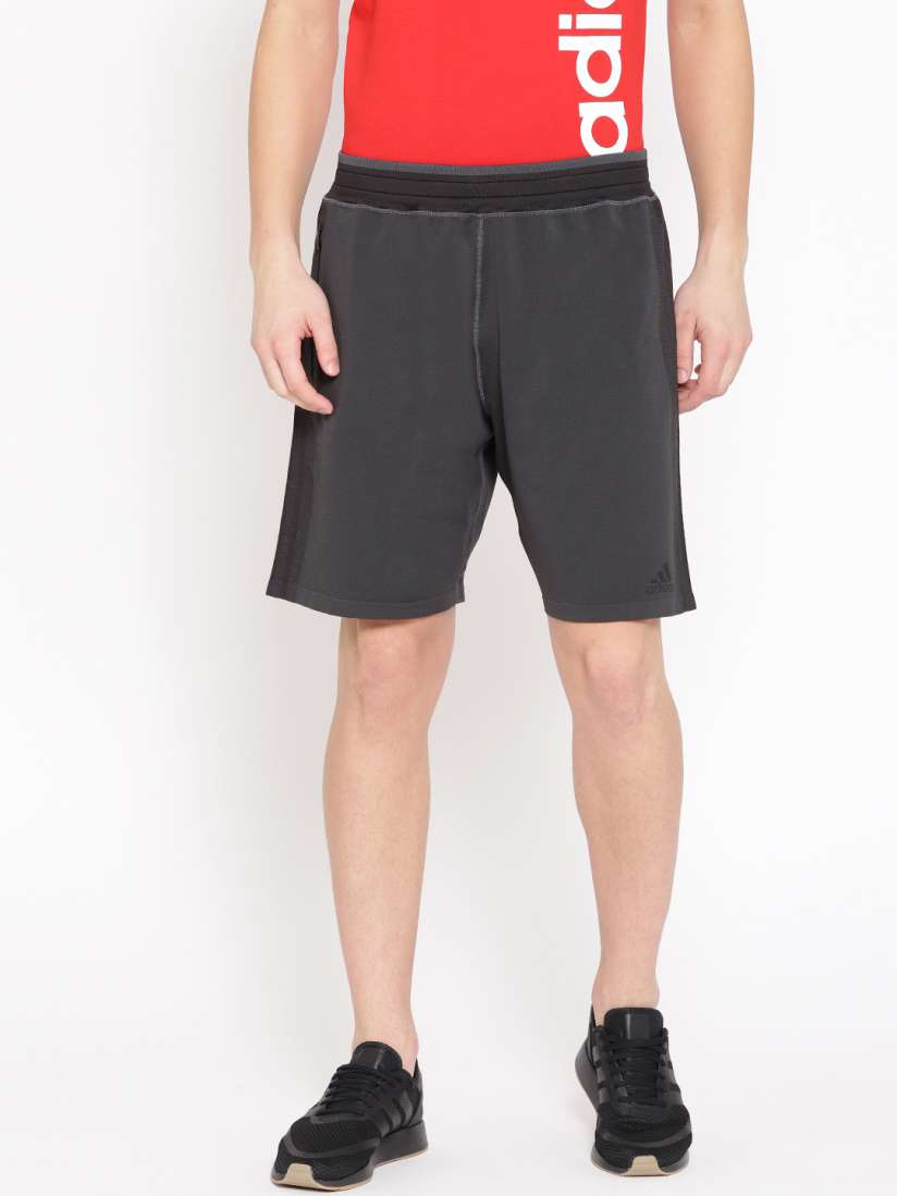 Buy ADIDAS Men Charcoal Grey Training Primeknit Flow Shorts Shorts for Men 10500424 Myntra