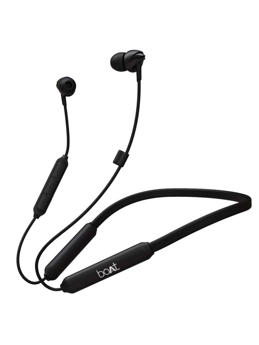Buy boAt 100 Wireless Neckband with Super Extra Bass BT V5.0 IPX4 Up to 30H Playback Headphones for Unisex 10500514 Myntra
