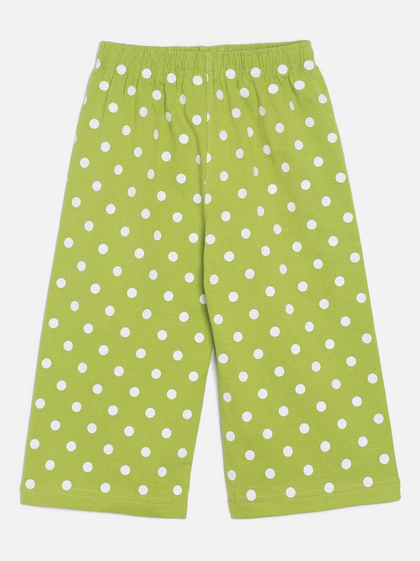 Buy SINI MINI Girls Lime Green Printed Regular Fit Capris Capris for Girls 10505276 Myntra