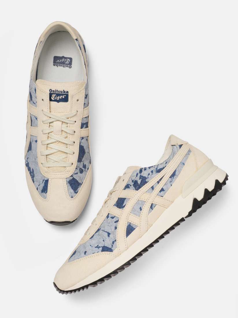Buy Onitsuka Tiger Unisex Cream Coloured Blue MHS Sneakers Casual Shoes for Unisex 10505736 Myntra
