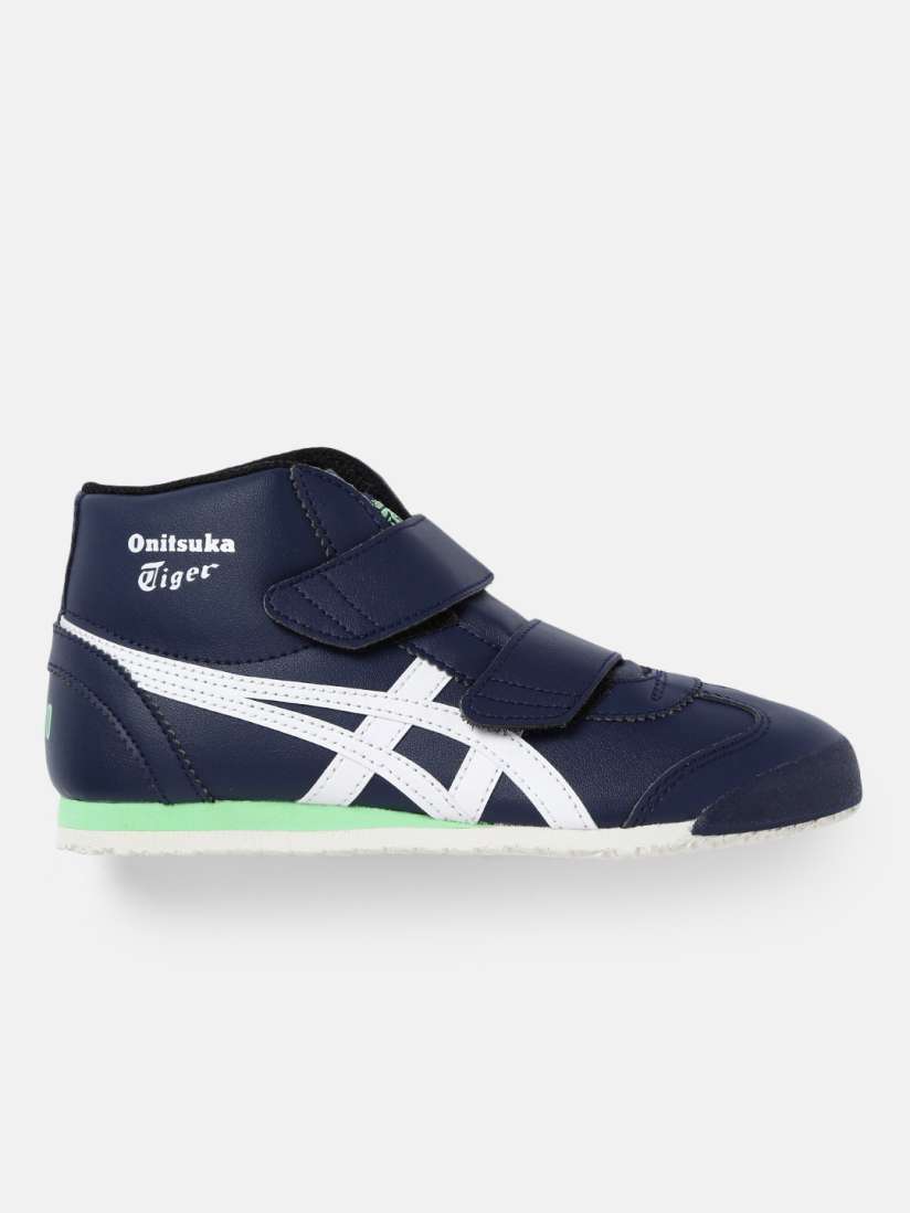 Buy Onitsuka Tiger Unisex Blue Solid Mexico Mid Runner PS Sneakers Casual Shoes for Unisex Kids 10505786 Myntra