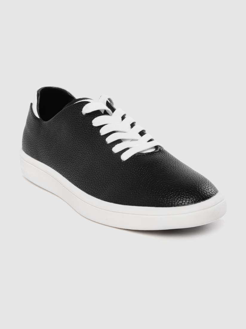 Buy Louis Philippe Men Black Textured Sneakers Casual Shoes for Men 10524754 Myntra