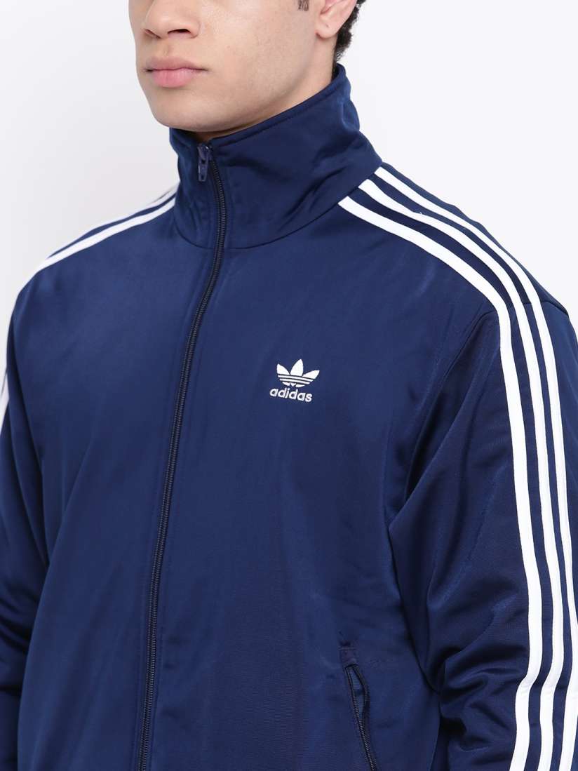 Adidas firebird track jacket navy outlet