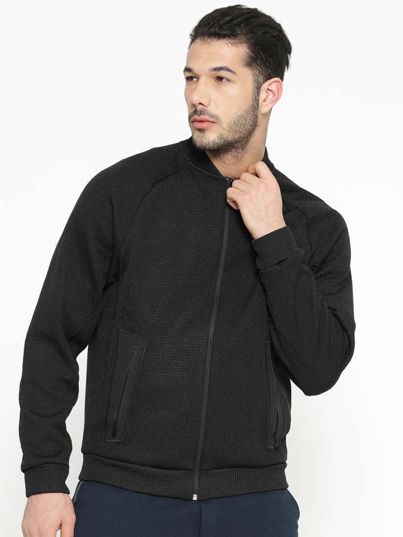 Adidas id knit bomber jacket men's discount