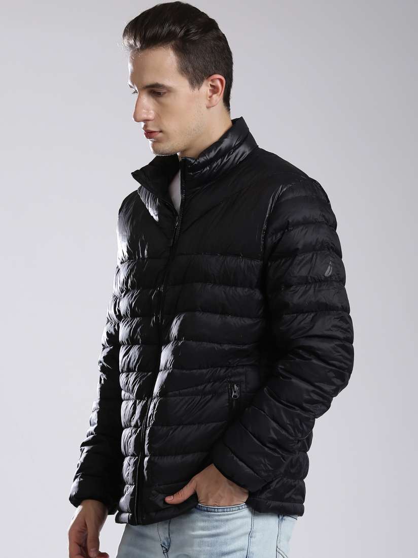 Buy Nautica Black Packable Puffer Jacket Jackets for Men 1053109 Myntra