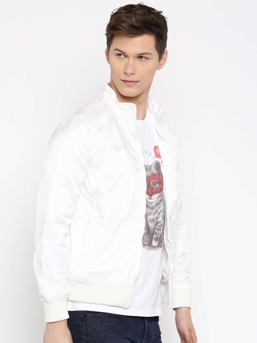 Buy Van Heusen White Slim Fit Jacket Jackets for Men 1053305 Myntra