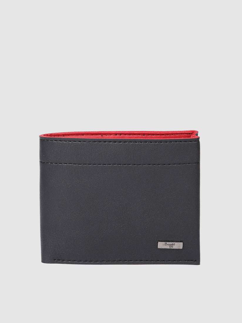 Buy Baggit Men Black Solid Two Fold Wallet Wallets for Men 10538124 Myntra