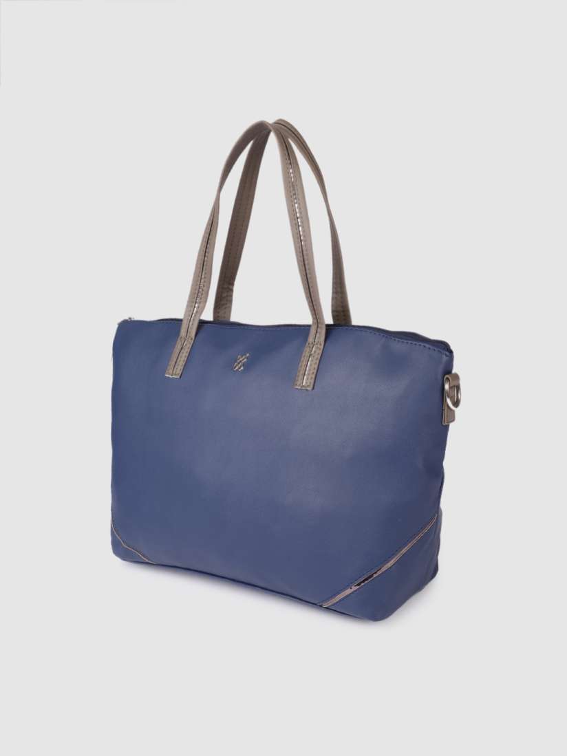 Buy Baggit Blue Solid Handheld Bag Handbags for Women 10538144 Myntra