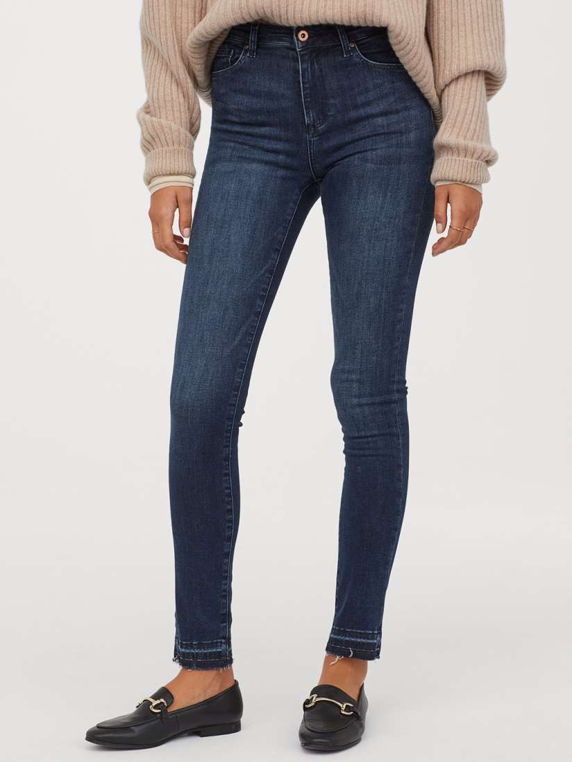 Buy H M Women Blue Shaping Skinny Regular Jeans Jeans for Women 10543012 Myntra