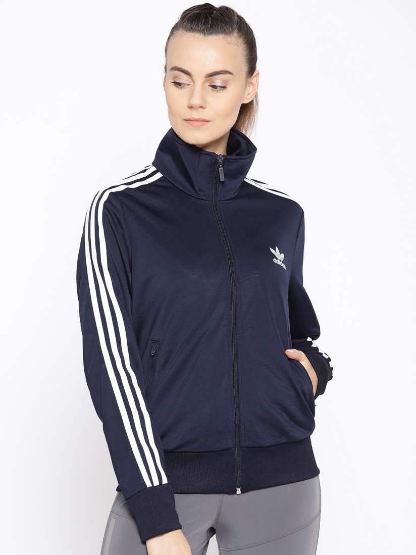 Adidas firebird track jacket navy clearance
