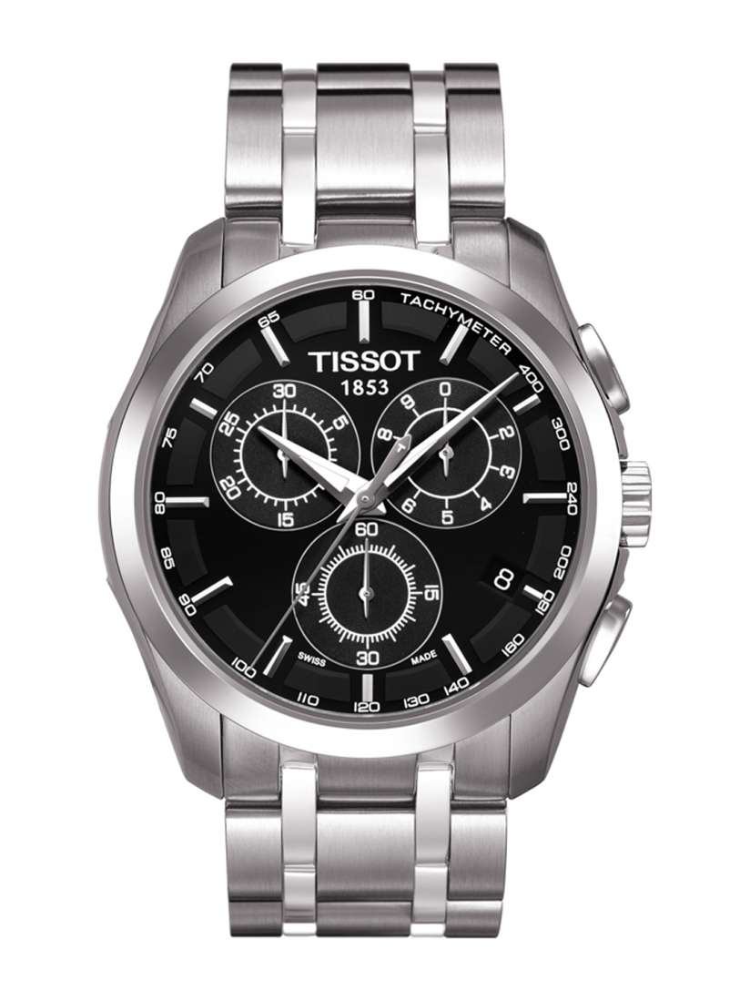 Buy TISSOT Men Black Couturier Chronograph Analogue Watch T0356171105100 Watches for Men 10557368 Myntra