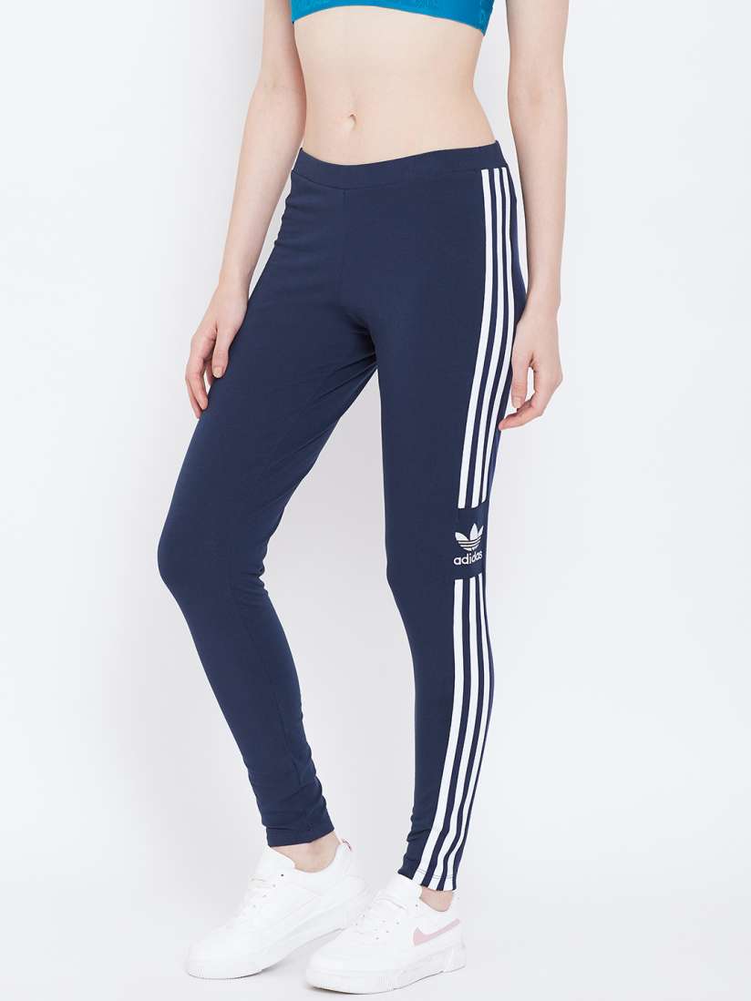 Buy ADIDAS Originals Women Navy Blue Solid Trefoil Tights Tights for Women 10557632 Myntra