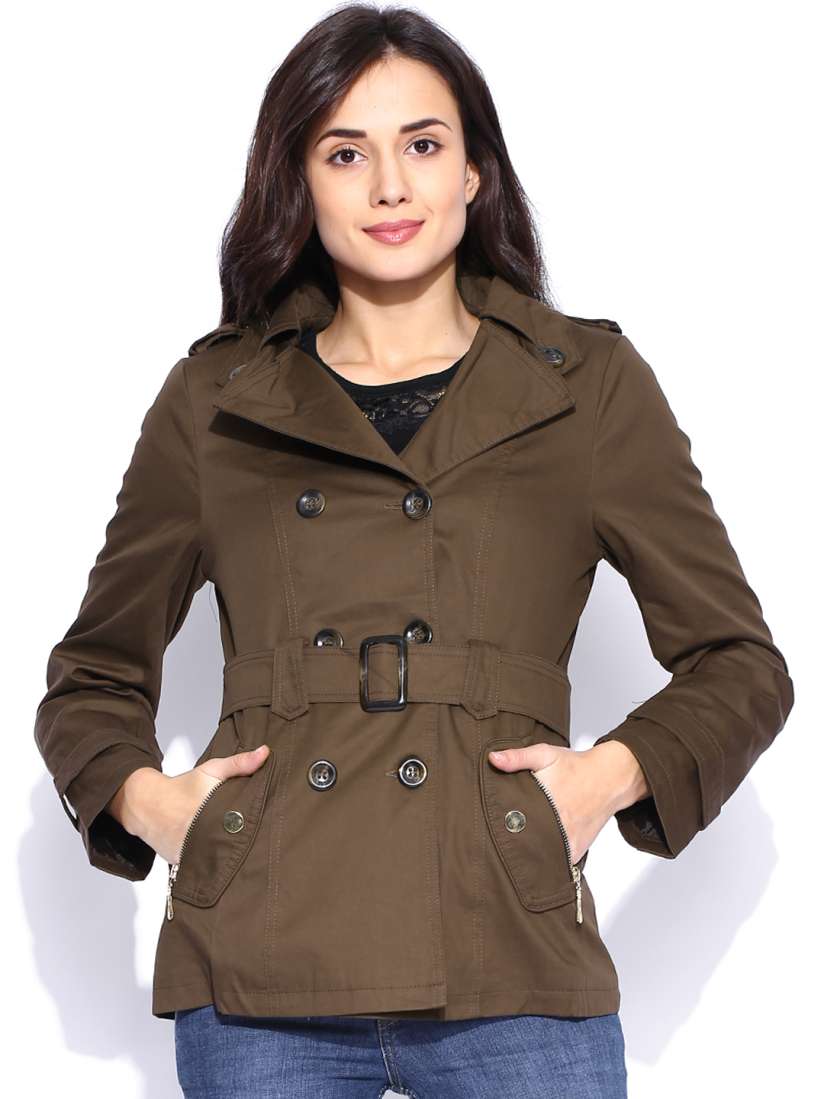Buy Kraus Jeans Brown Jacket Jackets for Women 1056288 Myntra