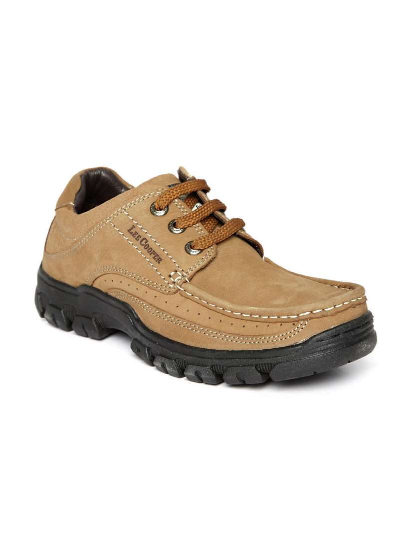 Buy Lee Cooper Men Camel Brown Leather Casual Shoes Casual Shoes for Men 1057505 Myntra