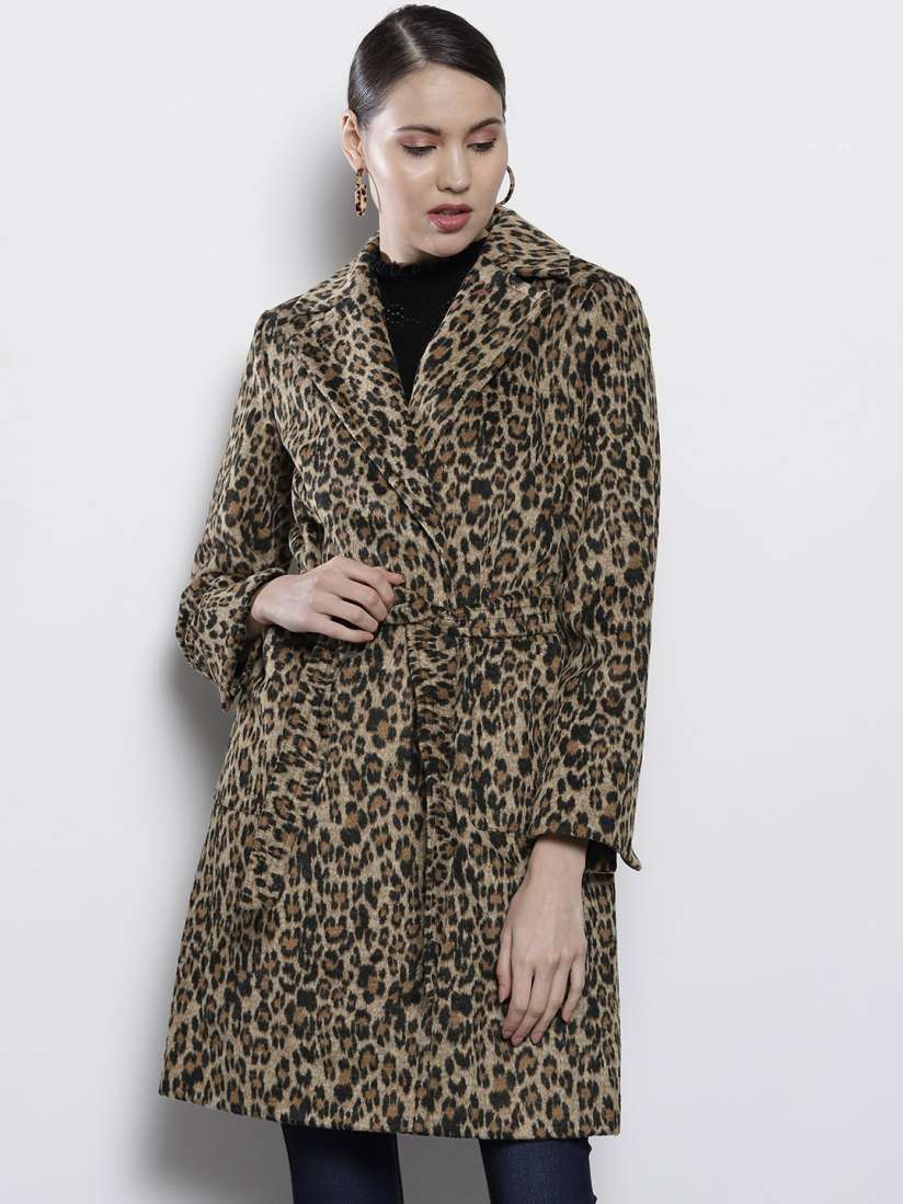 Dorothy perkins animal print coat store