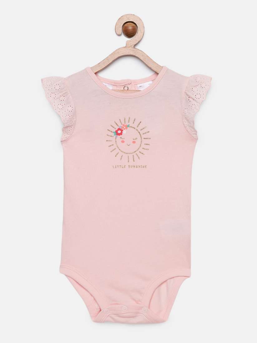 Buy OSHKOSH Bgosh Girls Pink Printed Rompers Rompers for Girls 10586368 Myntra