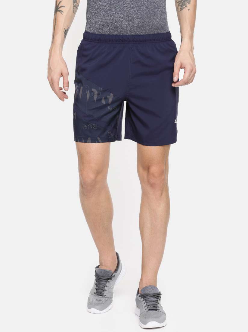Buy Puma Men Navy Blue Solid Regular Fit Ignite 7 dryCELL Running Shorts Shorts for Men 10595834 Myntra