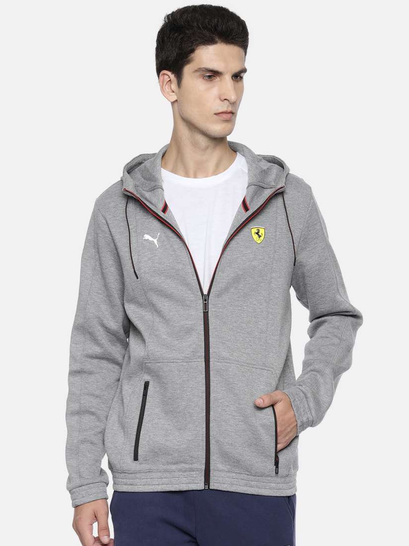 Puma sf hooded sweat jacket clearance