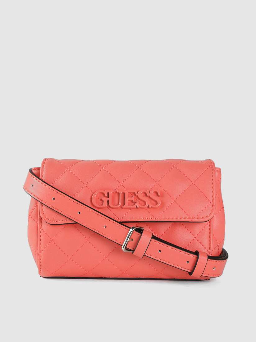 Guess pink fanny pack outlet