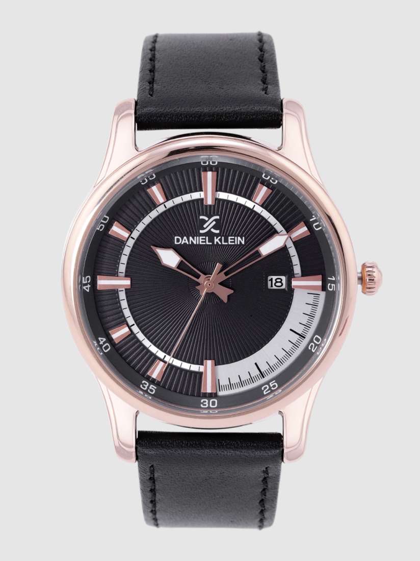 Daniel klein black analog watch online