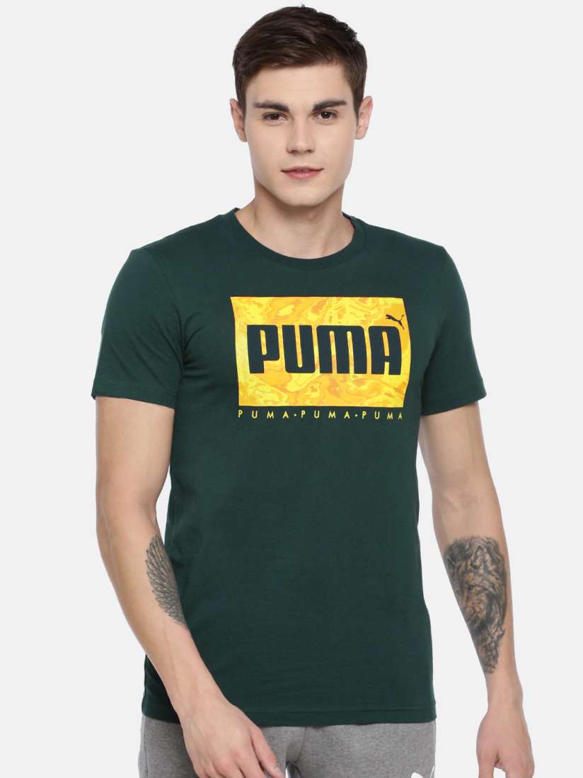 Puma t shirts myntra sales