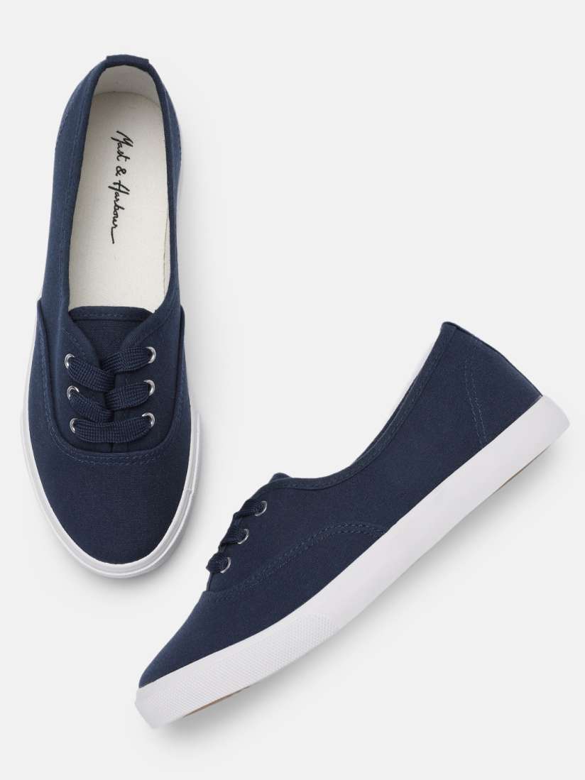 Mast and harbour navy blue sneakers discount