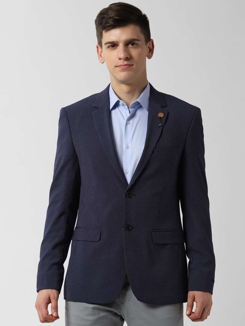 Peter england navy blue blazer on sale