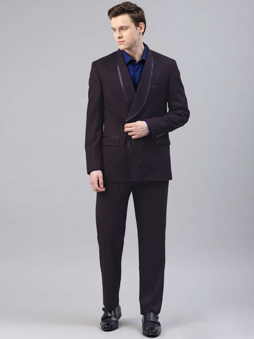 Peter england black suit discount