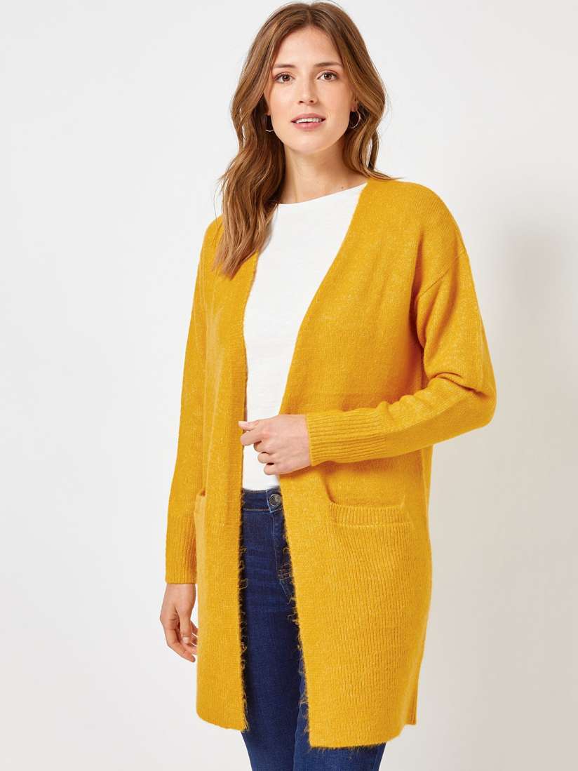 Mustard long sweater shop