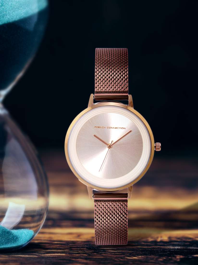 Buy French Connection Women Rose Gold Toned Analogue Watch FCN0001H Watches for Women 10649672 Myntra