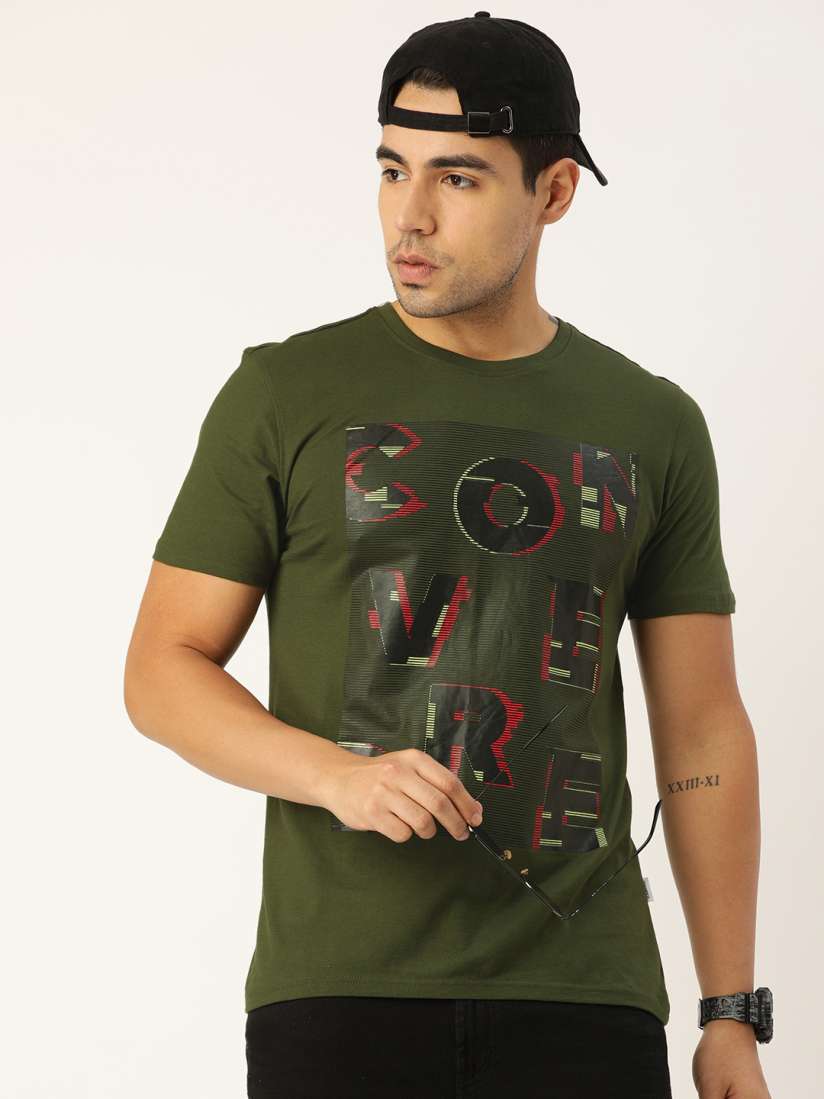 Converse t shirt myntra 2025