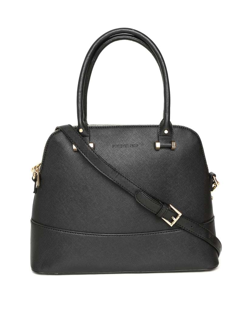 Buy Forever New Black Solid Handheld Bag Handbags for Women 10656260 Myntra