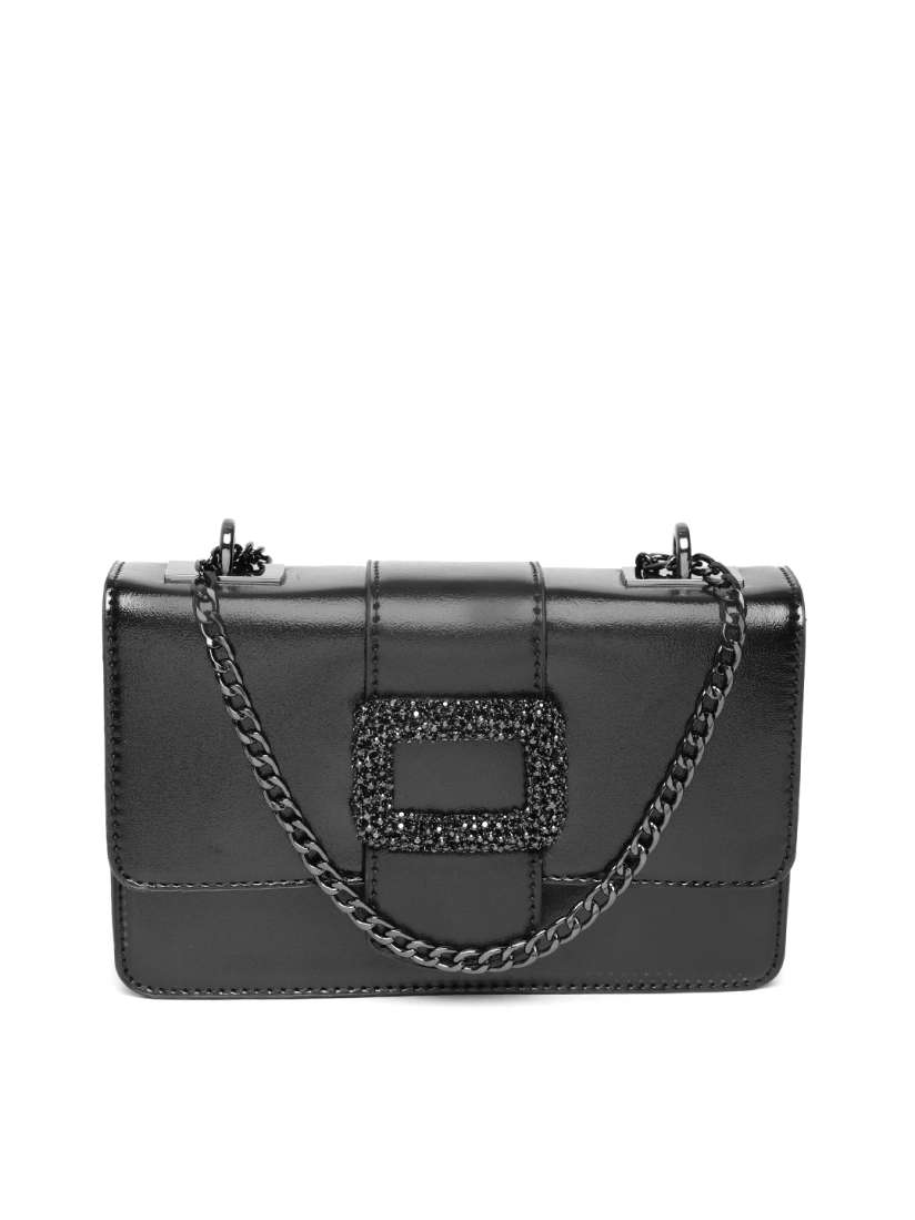 Buy Forever New Black Solid Sling Bag Handbags for Women 10656404 Myntra