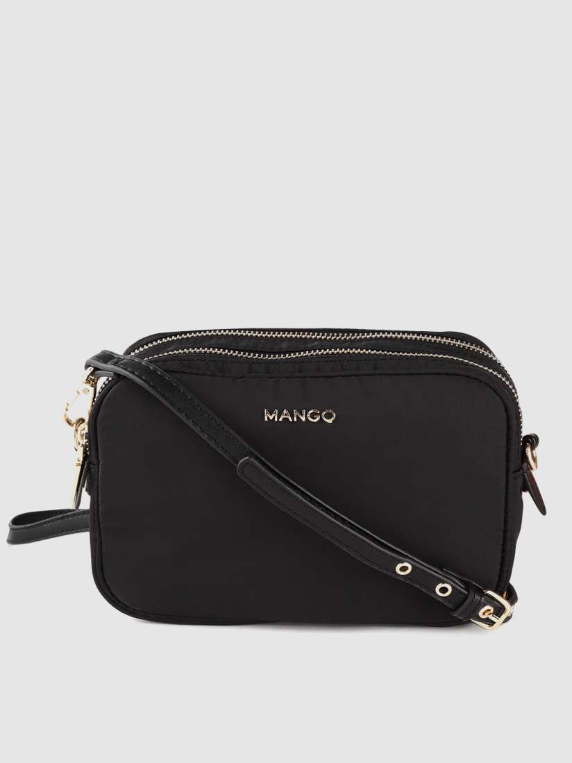 Buy MANGO Black Solid Sling Bag Handbags for Women 10658052 Myntra