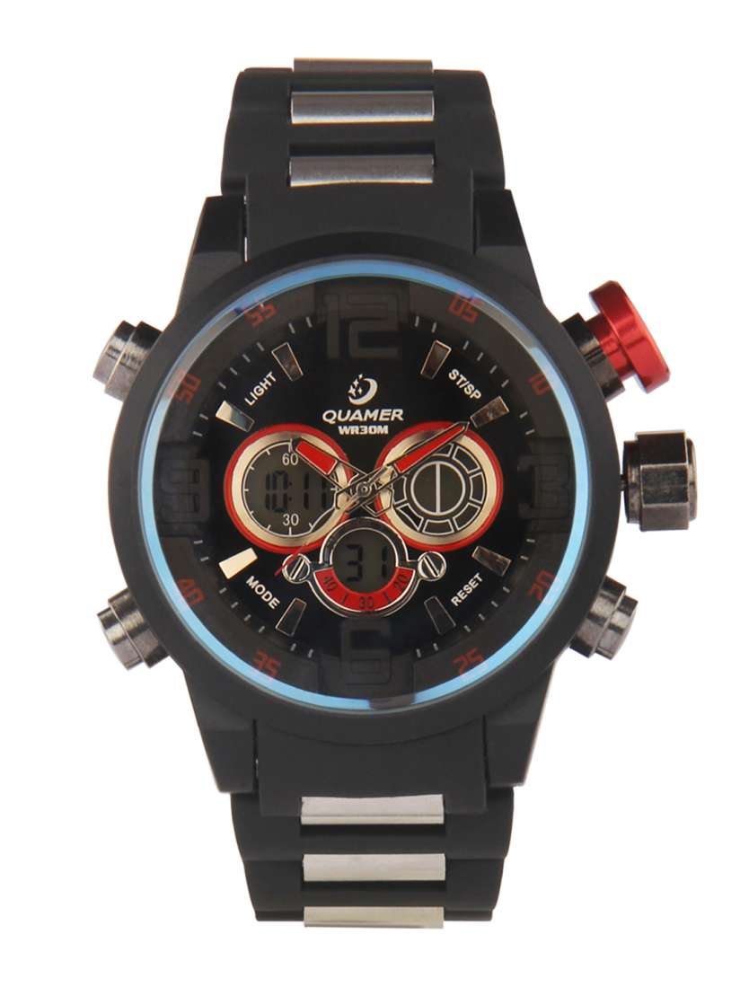 Buy Quamer Men Black Analogue Digital Watch SD 1413A Watches for Men 1066678 Myntra
