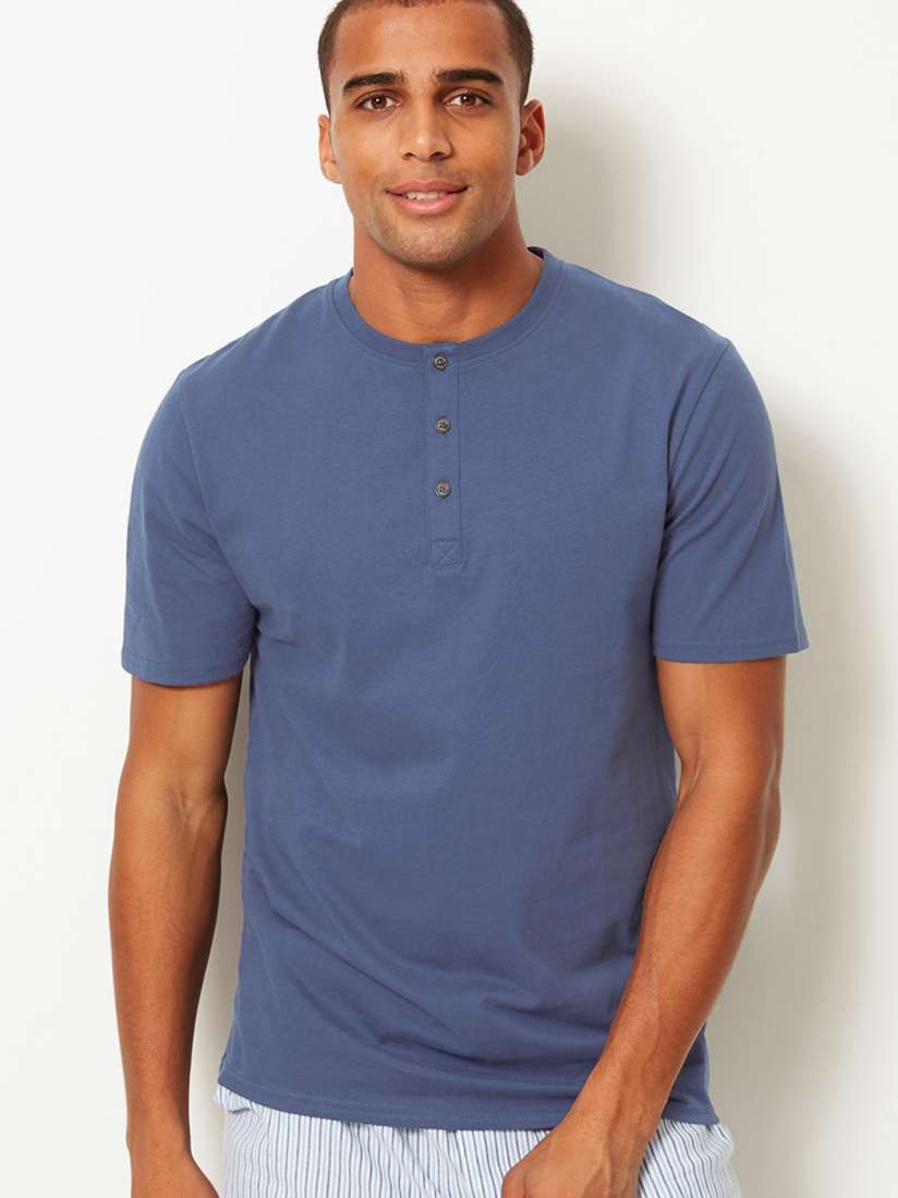 Henley t shirt myntra best sale