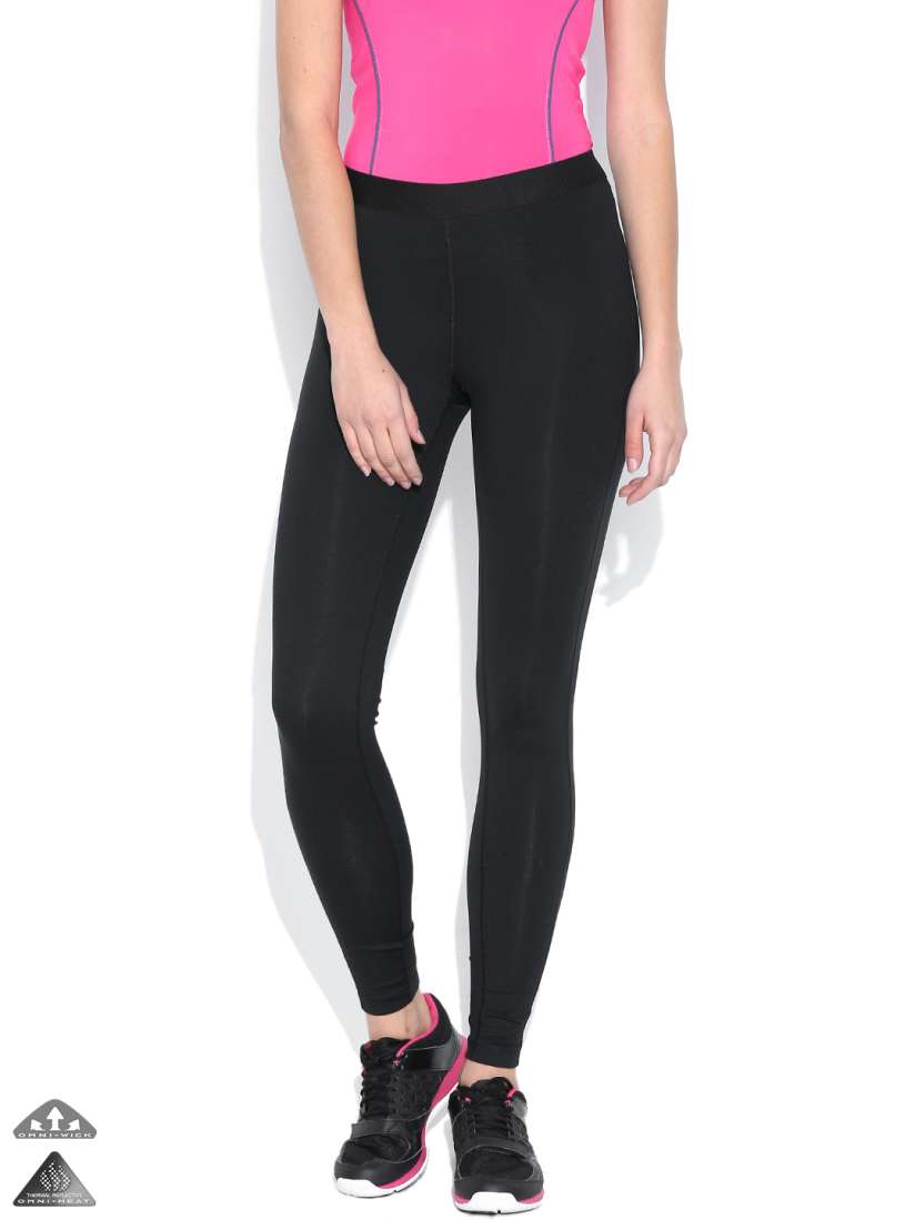 Buy Columbia Black Heavyweight II Stretchable Winter Baselayer Tights Thermal Bottoms for Women 1067720 Myntra