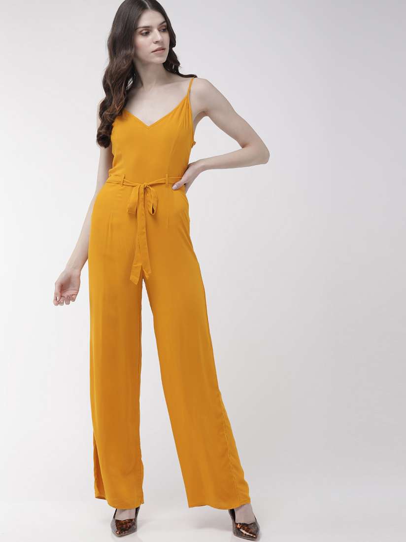 Forever 21 mustard jumpsuit deals