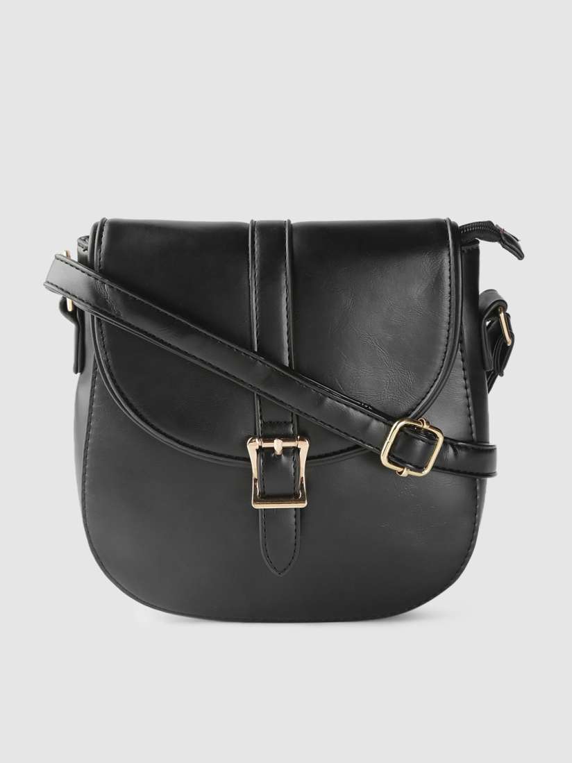 Buy Lino Perros Black Solid Sling Bag Handbags for Women 10684056 Myntra