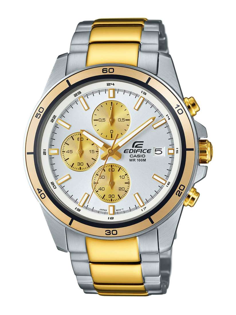 Edifice casio watch gold cheap