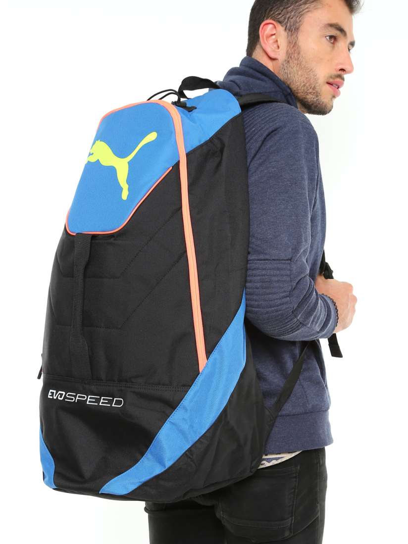 Buy PUMA Unisex Black Blue evoSPEED Large Backpack Backpacks for Unisex 1069044 Myntra