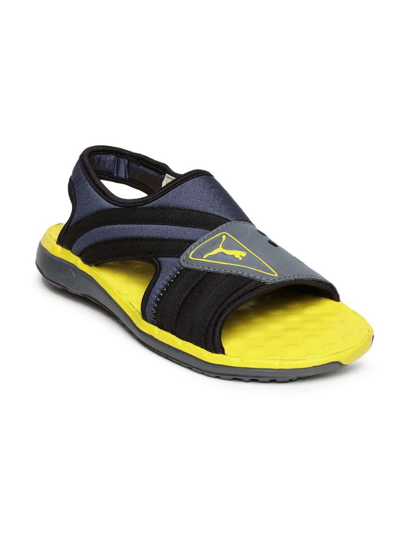 Buy PUMA Unisex Grey Blue Faas Slide Sandals Sandals for Unisex 1069596 Myntra