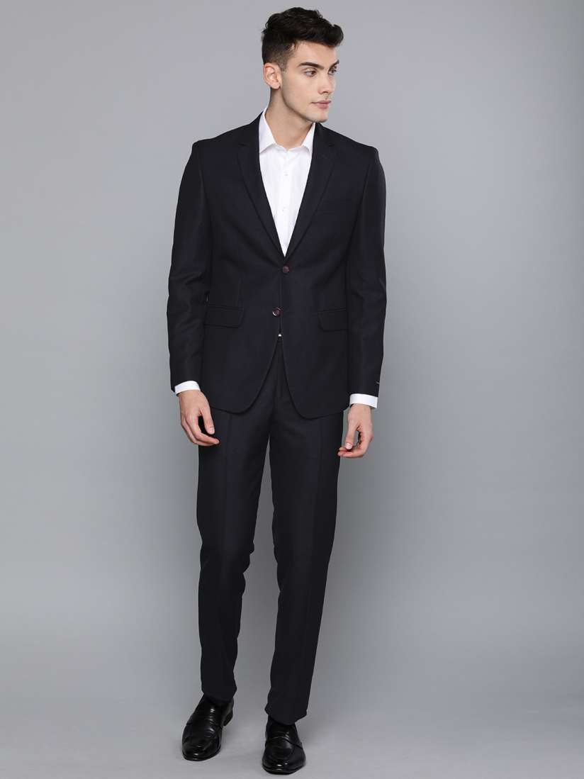 Louis philippe black suit on sale