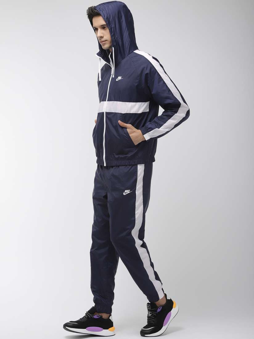 Navy nike tracksuit mens store