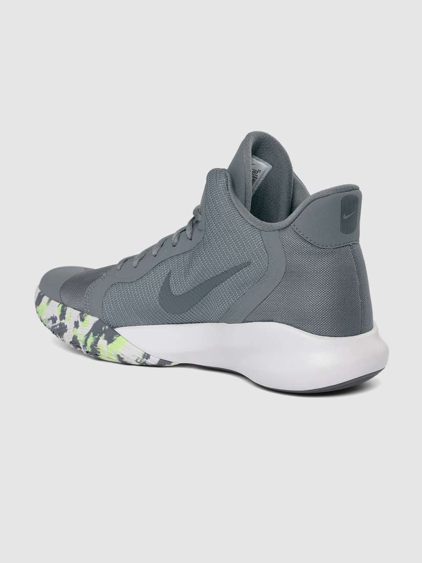 Buy Nike Unisex Grey PRECISION III Mid Top Basketball Shoes Sports Shoes for Unisex 10714366 Myntra