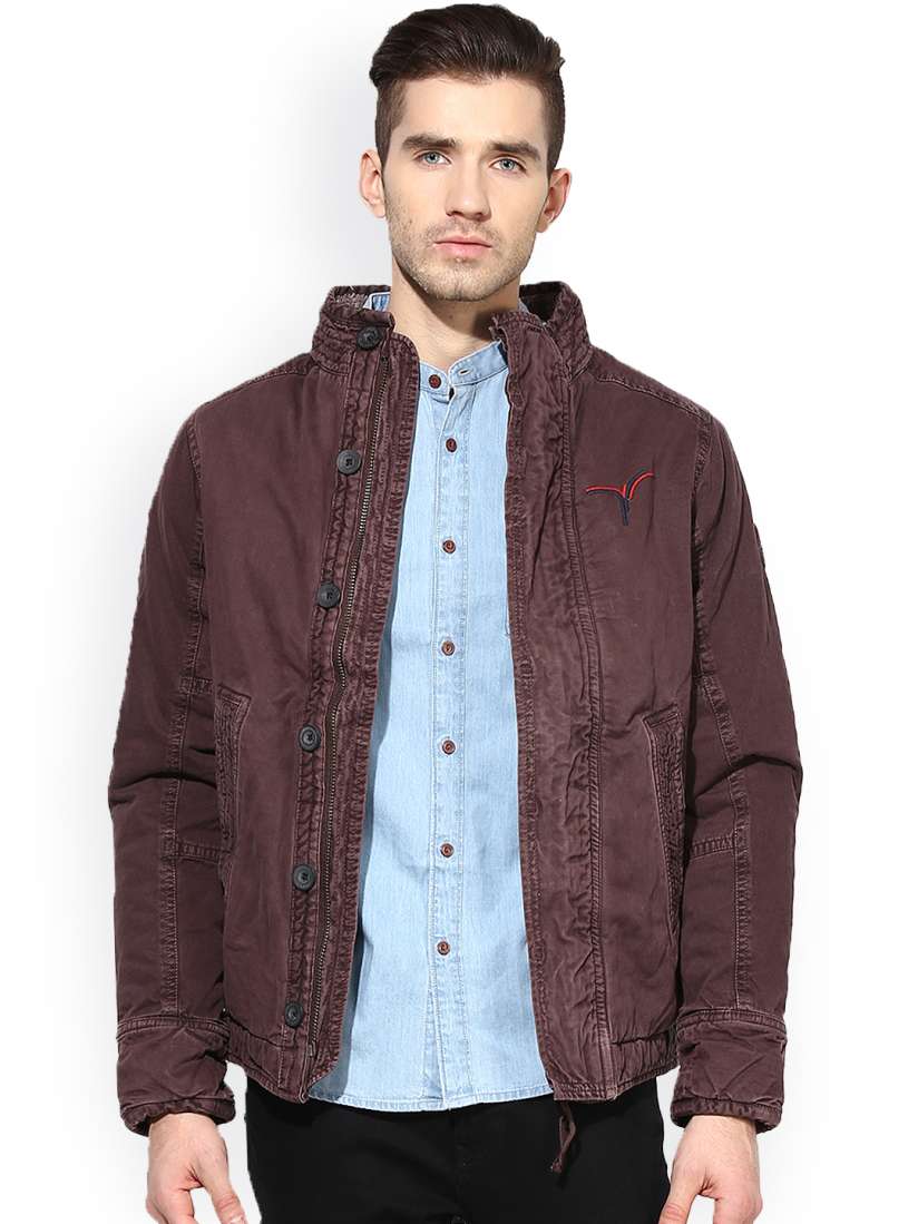 Buy Monteil Munero Brown Jacket Jackets for Men 1072178 Myntra