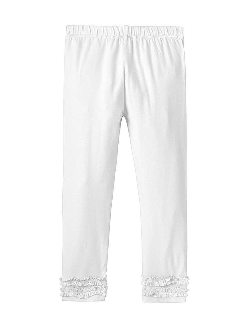Girls white capri leggings discount