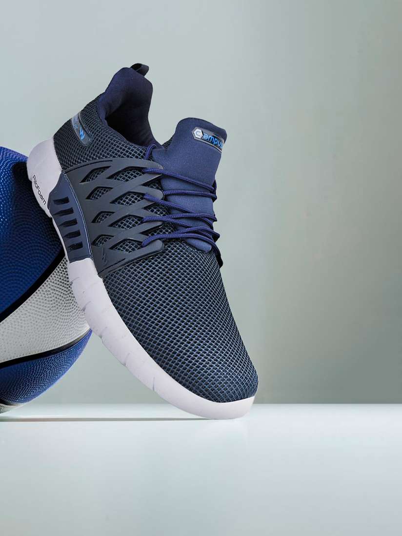 Sports Shoes Campus Shoes Oslo Campus Men OSLO PRO Black Mesh