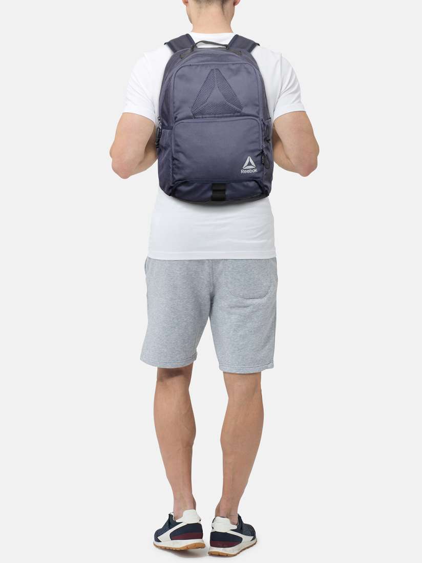 Buy Reebok Unisex Navy Blue Active Enhanced Large Brand Logo Laptop Backpack Backpacks for Unisex 10732142 Myntra